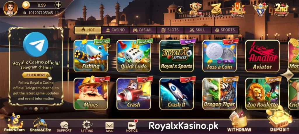 Royal Kasino App